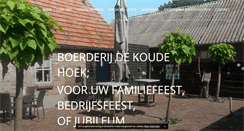 Desktop Screenshot of koudehoek.nl