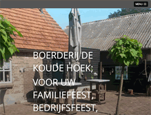 Tablet Screenshot of koudehoek.nl